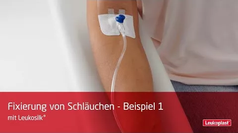 Video over LEUKOSILK 2,5 cmx5 m, 1 stuk