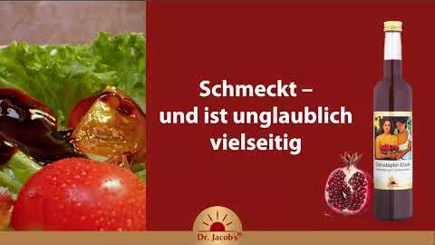 Video over GRANATAPFEL ELIXIER Dr. Jacob's, 500 ml
