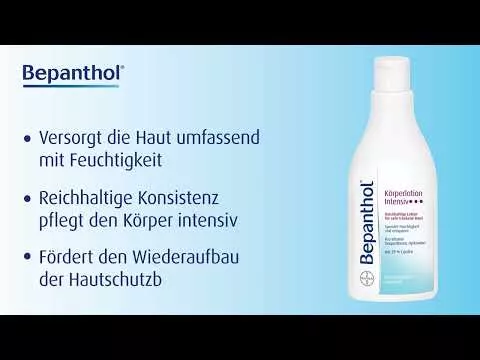Video over BEPANTHOL Intensieve bodylotiondispenserfles, 400 ml