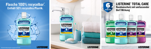 LISTERINE Total Care Tandsteenbeschermer Mondwater, 600 ml