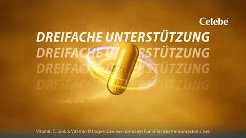 Video over CETEBE ABWEHR plus vitamine C + vitamine D3 + zinkcapsules, 60 st