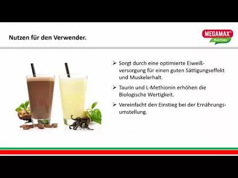 Video over Megamax soja-eiwit vanillepoeder, 400 g
