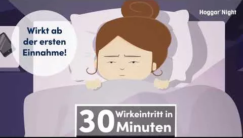 Video over Hoggar Night 25 mg doxylamine slaaptabletten, 10 stuks