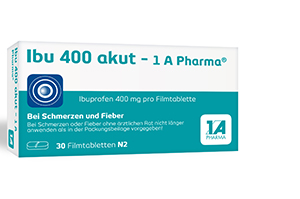 IBU 400 akut-1A Pharma filmomhulde tabletten, 30 st