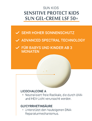 EUCERIN Sun Kids Gelcrème LSF 50+, 200 ml