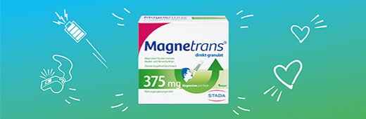 MAGNETRANS directe 375 mg korrels, 20 stuks