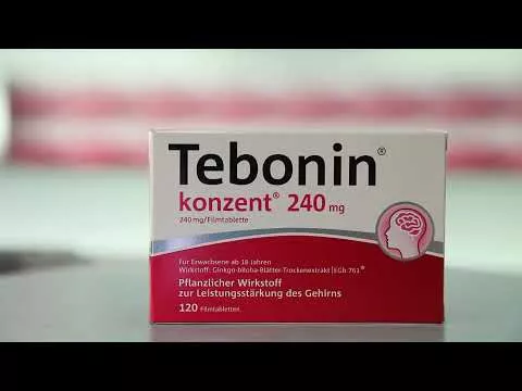 Video over Tebonin forte 40 mg oplossing, 100 ml