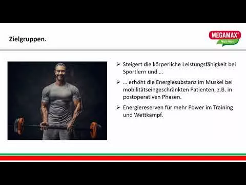 Video over Creatine monohydraat 100% Mega, 500 g