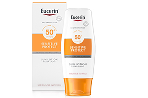 EUCERIN Zonnemelk extra licht LSF 50, 150 ml