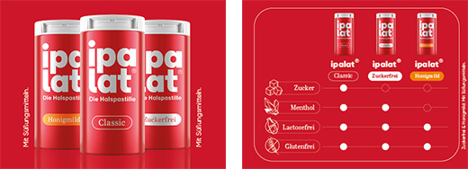 IPALAT Keelpastilles suikervrij, 400 stuks