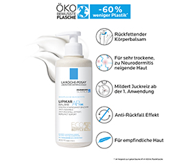 ROCHE-POSAY Lipikar Baume AP+ M Eco fles, 400 ml