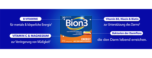 BION3 Energie Tabletten, 30 stuks