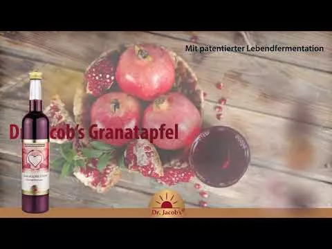 Video over Granaatappel Elixir Mediterraan Dr.Jacob`s, 500 ml