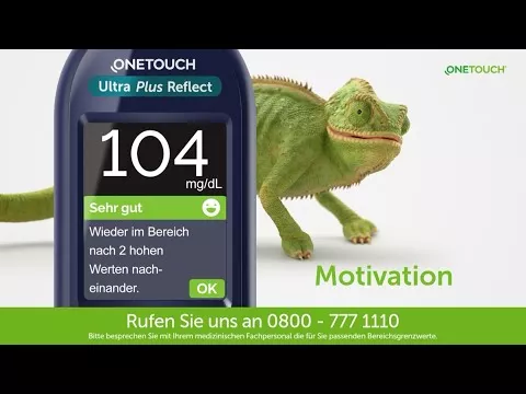 Video over One Touch Ultra Plus Reflect bloedsuikermeting mmol/l, 1 st