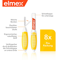 ELMEX Interdentale ragers ISO maat 4 0,7 mm geel, 8 stuks