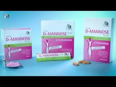 Video over D-Mannose Plus 2000 mg sticks, 60X2,47 g