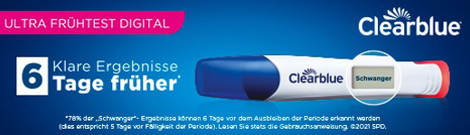 CLEARBLUE Zwangerschapstest Ultra Early Test Digitaal, 2 stuks