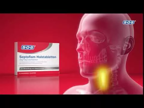 Video over Septoflam keelpastilles (8 stuks)