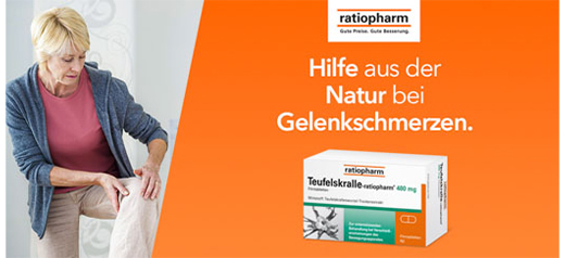TEUFELSKRALLE-RATIOPHARM Filmomhulde tabletten, 50 stuks