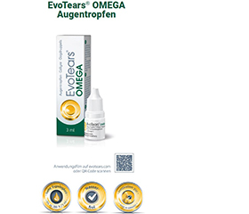 EVOTEARS Omega oogdruppels, 3 ml