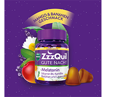 WICK ZzzQuil Good Night Mango & Banaan, 60 st