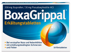BOXAGRIPPAL Koudtabletten 200 mg/30 mg FTA, 10 stuks