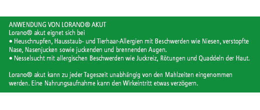 LORANO acute tabletten, 100 stuks