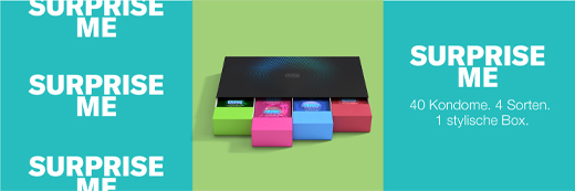 DUREX Surprise me condooms mix in doosje, 40 stuks