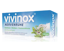 VIVINOX Zenuwrust Baldr.+Mel.+Passie.Kalm.Sleep., 40 stuks