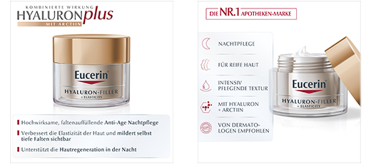 EUCERIN Anti-Age Elasticity+Filler Nachtcrème, 50 ml