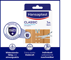 HANSAPLAST Klassiek gips 8cm x1 m, 1 st