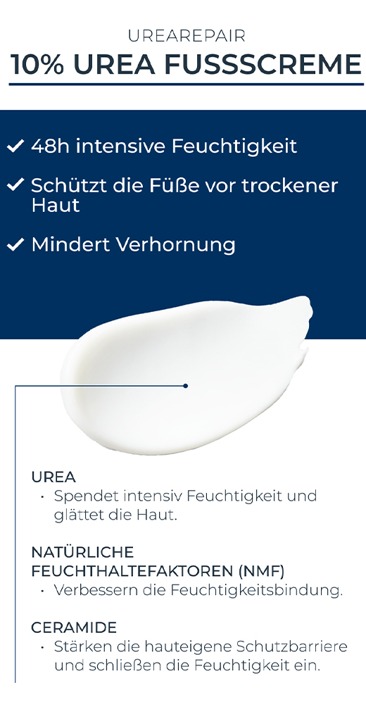 EUCERIN UreaRepair PLUS Voetcrème 10%, 100 ml