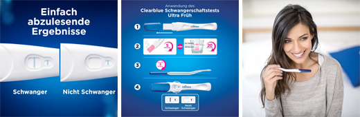CLEARBLUE Zwangerschap TripleCheck ultra-vroeg, 3 stuks