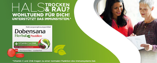 DOBENSANA Kruiden Kersenpasta Vit.C & Zinkpasta, 36 st