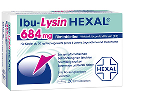 IBU-LYSINHEXAL Filmomhulde tabletten, 50 stuks