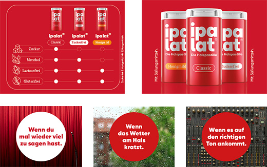 IPALAT Keelpastilles klassiek, 40 stuks