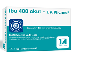 IBU 400 akut-1A Pharma filmomhulde tabletten, 50 st