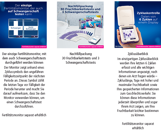 CLEARBLUE Vruchtbaarheidsmonitor Teststaafjes 30+3, 33 stuks