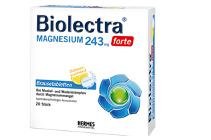 BIOLECTRA Magnesium 243 mg forte Citroen Br. tbl, 60 st