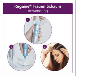 REGAINE Vrouwenschuim 50 mg/g, 2X60 g