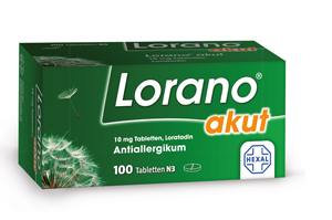 LORANO acute tabletten, 100 stuks