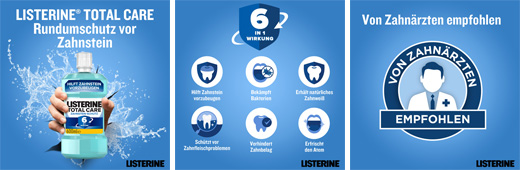 LISTERINE Total Care Tandsteenbeschermer Mondwater, 600 ml
