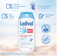 LADIVAL Gevoelige Huid Plus Apres Lotion, 200 ml