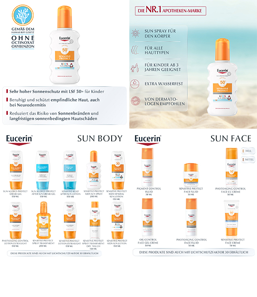 EUCERIN Sun Kids Spray LSF 50+, 200 ml
