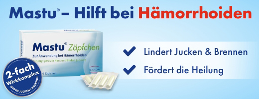 MASTU Zetpil aambeien, 10 stuks