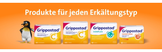 GRIPPOSTAD Poeder voor warme dranken, 10 stuks