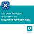 IBU-LYSIN 1A Pharma 400 mg Filmomhulde Tabletten, 10 st