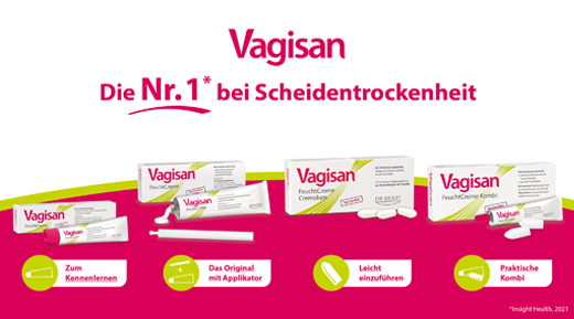 VAGISAN Vochtige crème met applicator, 50 g