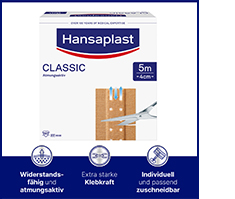 HANSAPLAST Klassiek gips 4 cmx5 m, 1 st
