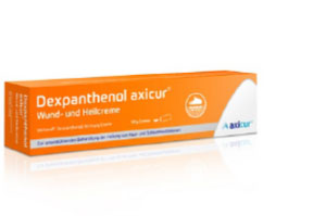 DEXPANTHENOL axicur wond- en wondhelende crème 50 mg/g, 20 g
